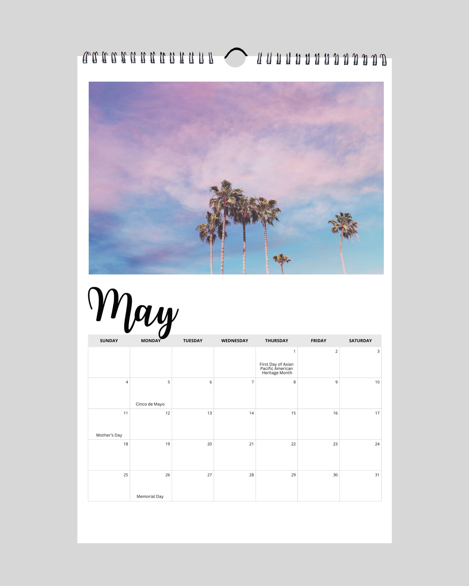 2025 Photography Wall Calendar – Stunning Views | 17 Mile Store