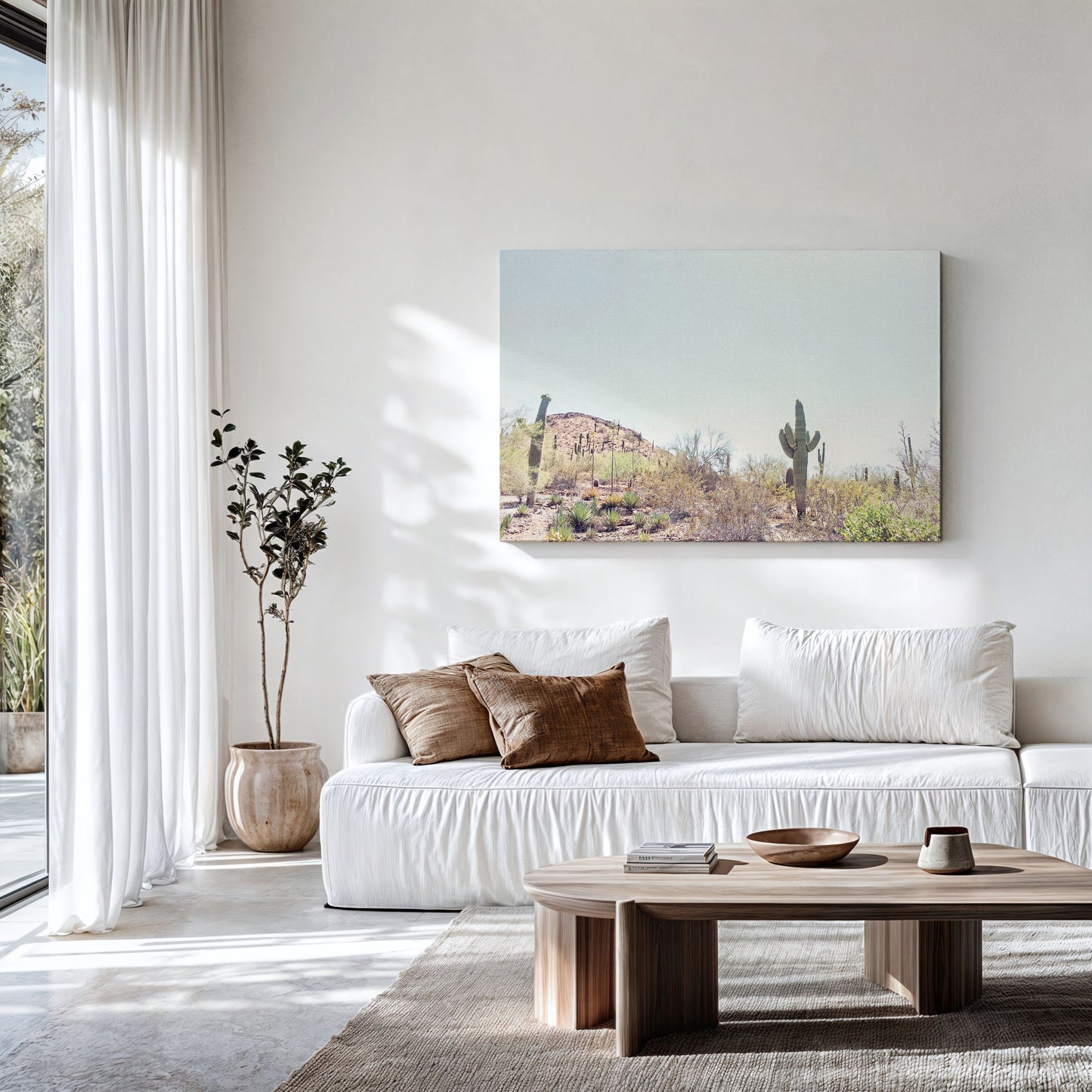 Desert Landscape Canvas | Desert Wall Art | 17 Mile