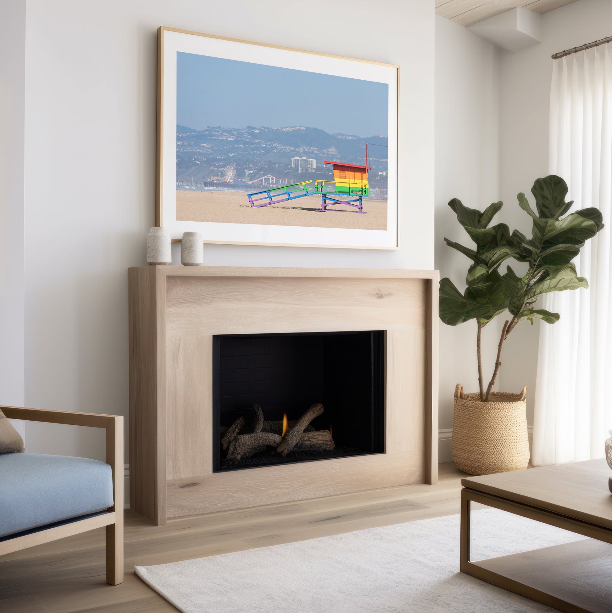 Lifeguard Tower Canvas | Lifeguard Tower Print | 17 Mile