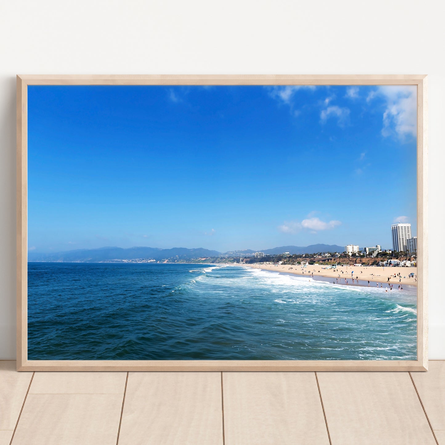 Beach Wall Art | Santa Monica Print | 17 Mile