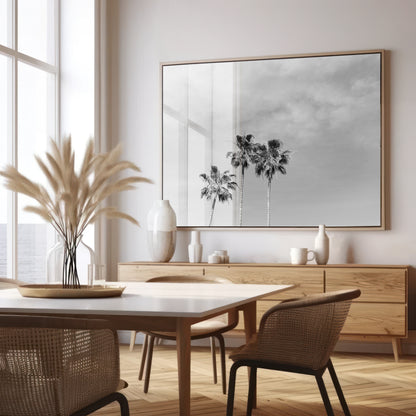 Black and White Palm Print | Black and White Palm Art | 17 Mile