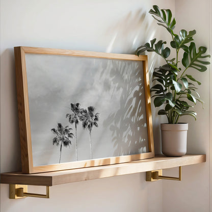 Black and White Palm Print | Black and White Palm Art | 17 Mile