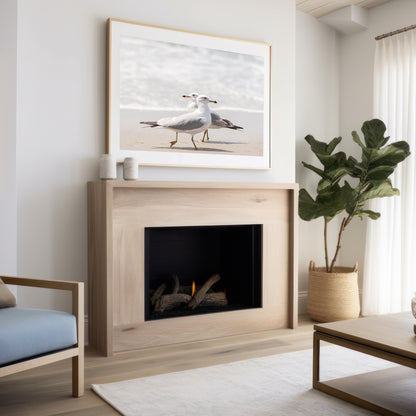 Seagulls Beach Print | Seagulls Beach Canvas | 17 Mile