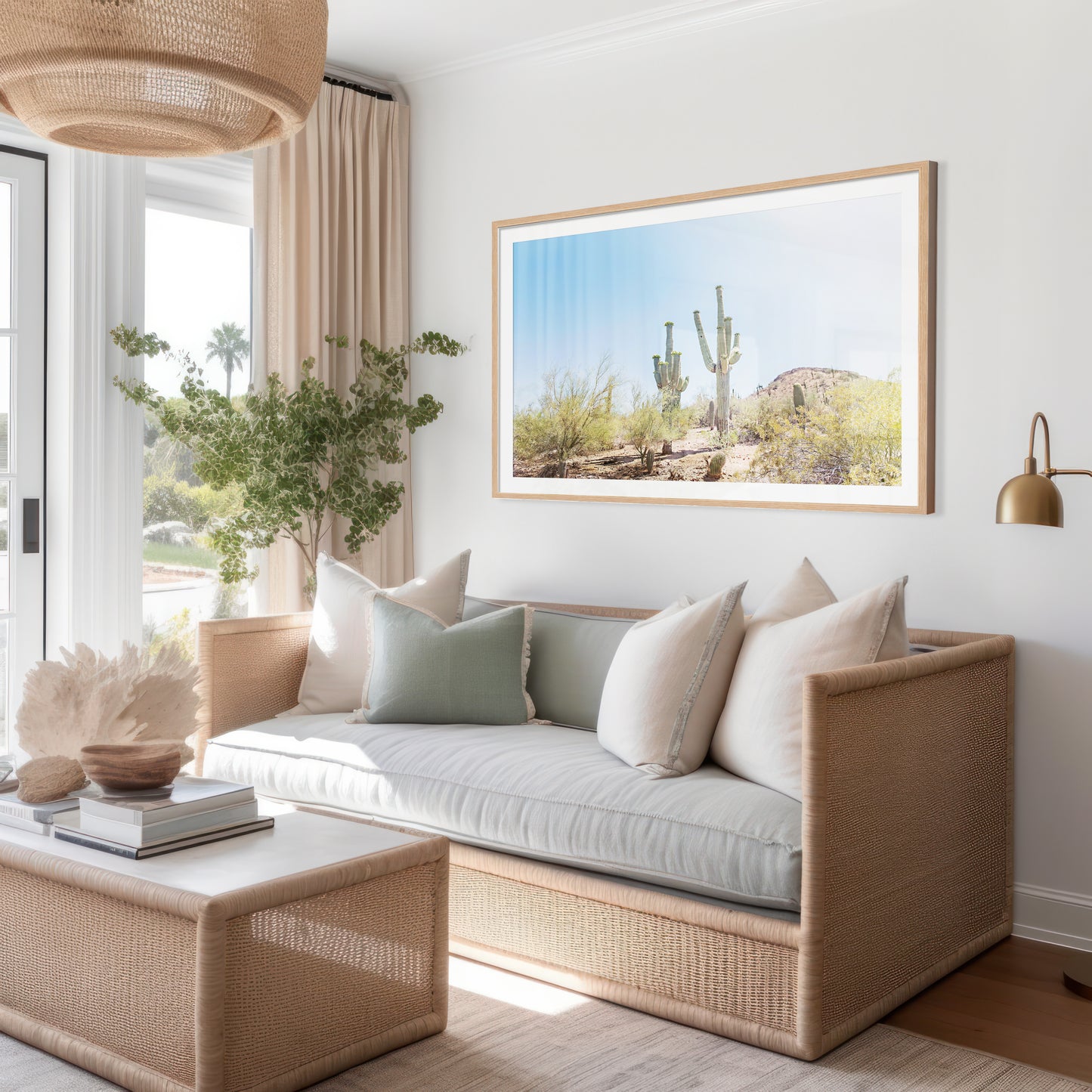 Desert Landscape Print | Wall Decor Canvas | 17 Mile