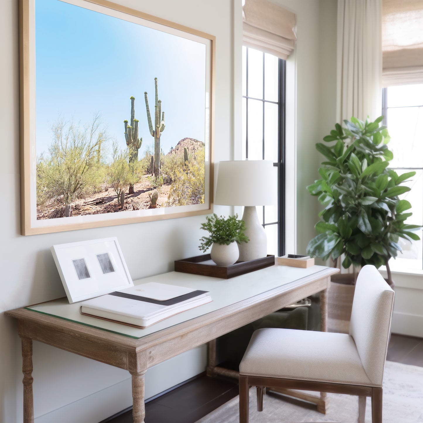 Desert Landscape Print | Wall Decor Canvas | 17 Mile