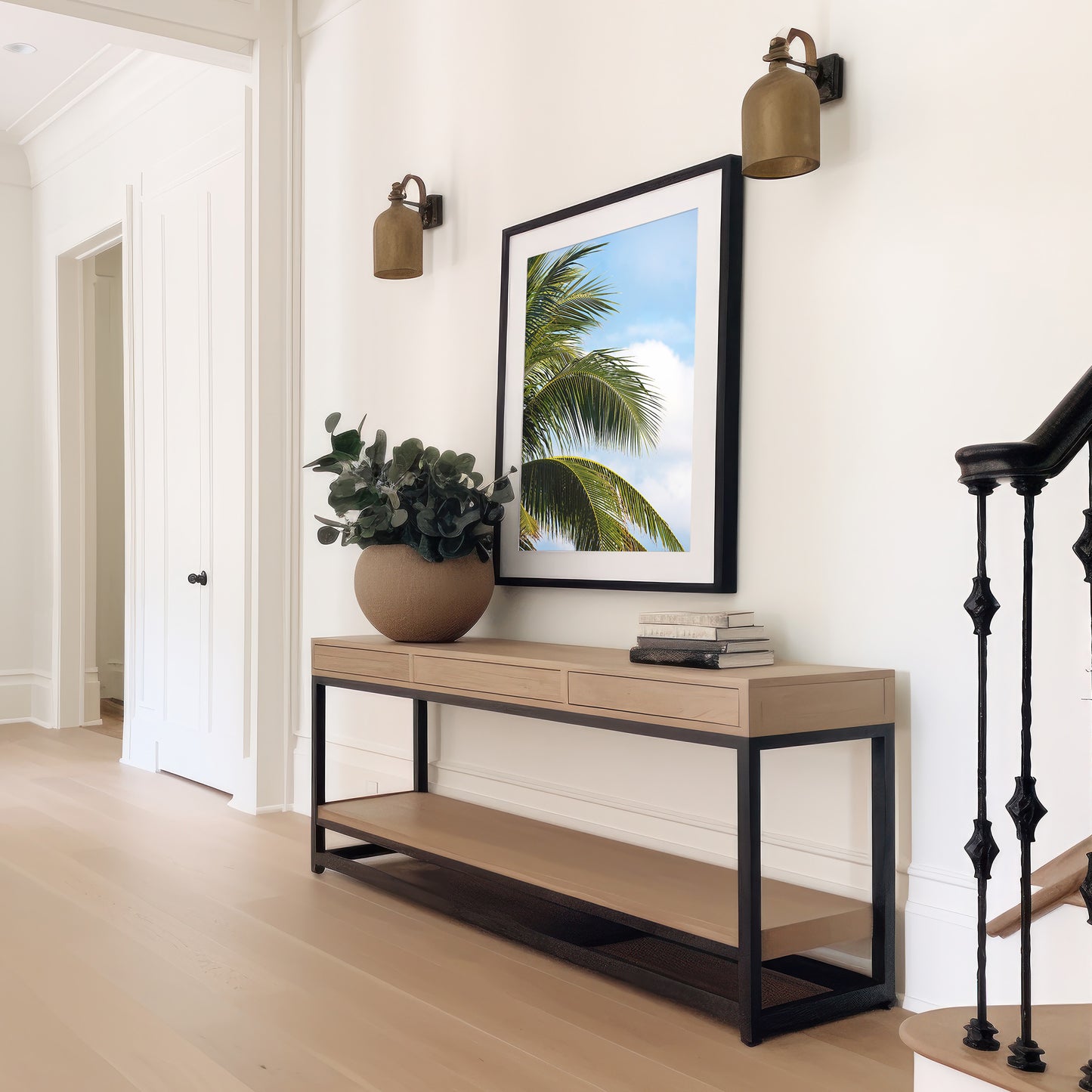 Palm Leaves Cancun Print
