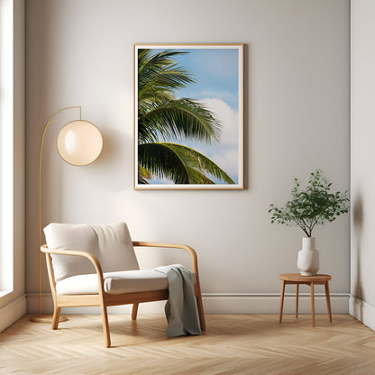 Palm Leaves Cancun Print