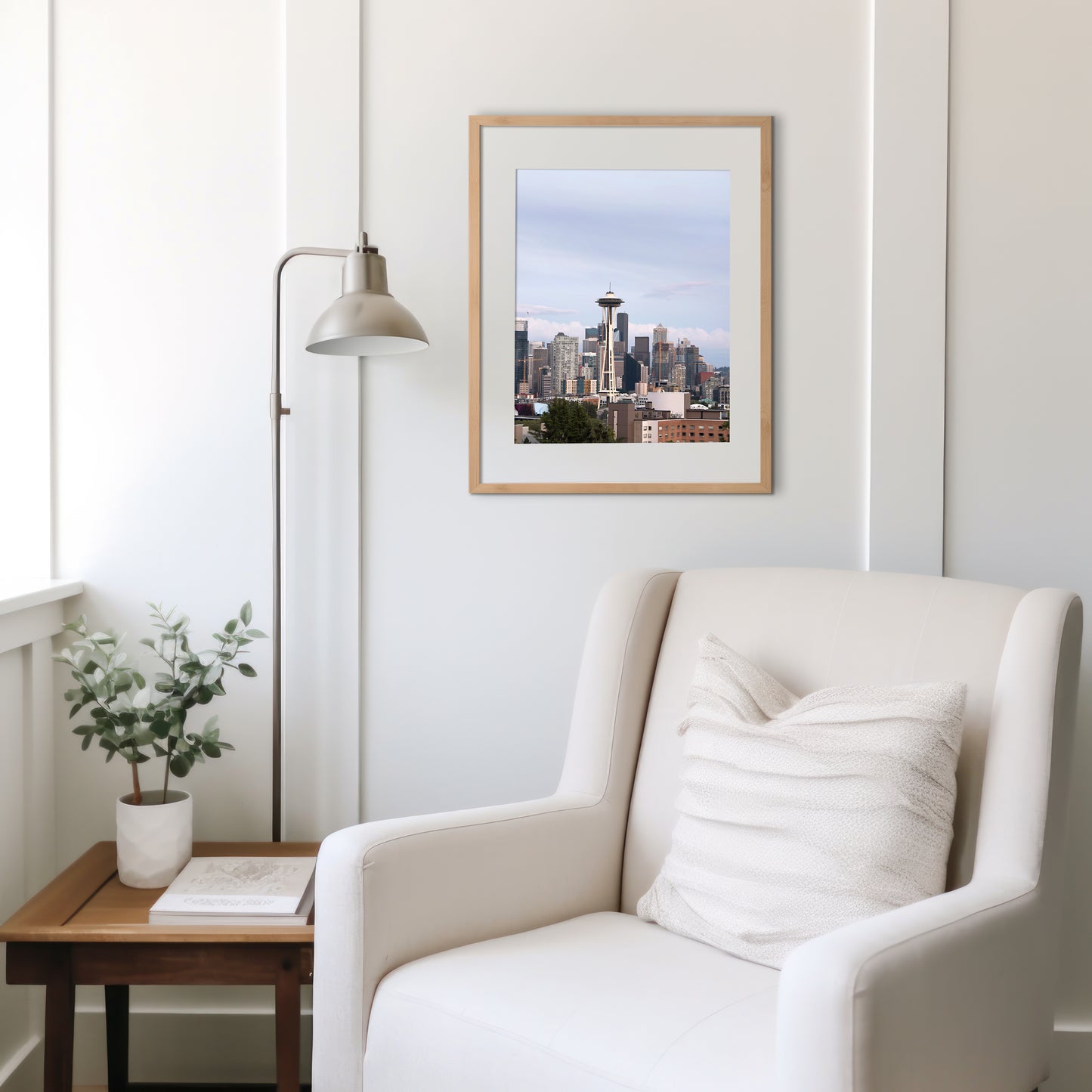 Space Needle Canvas | Seattle Skyline Print | 17 Mile