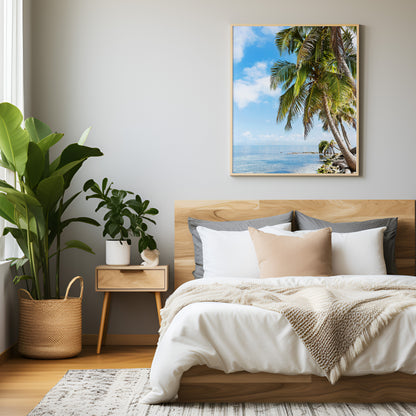 Framed Canvas Wall Art | Palm Trees Print | 17 Mile