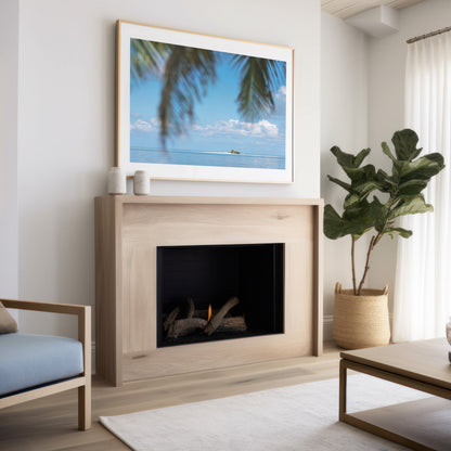 Botanical Leaf Print | Palm Leaves Canvas | 17 Mile