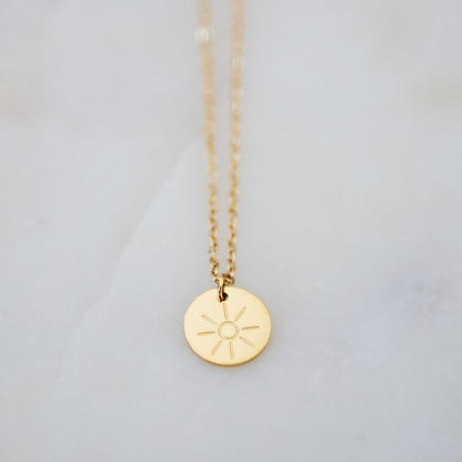 Sun Charm Necklace