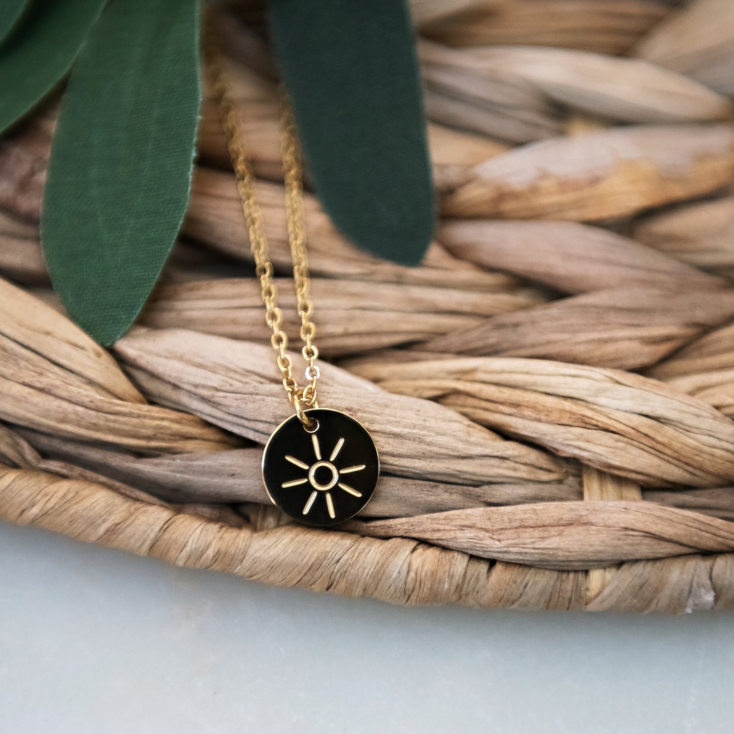 Sun Charm Necklace