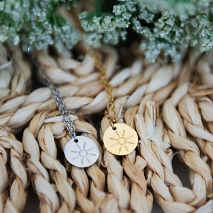 Sun Charm Necklace