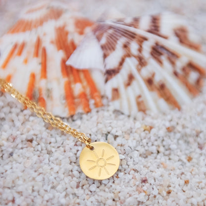 Sun Charm Necklace