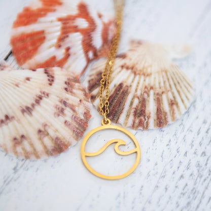 Round Wave Necklace