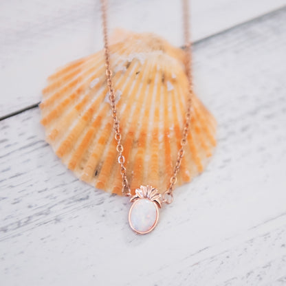 Opal Pineapple Necklace