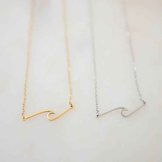 Bar Wave Necklace