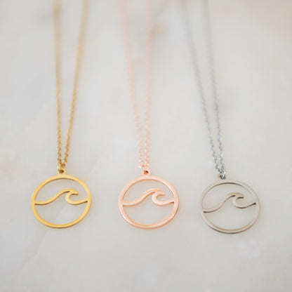 Round Wave Necklace