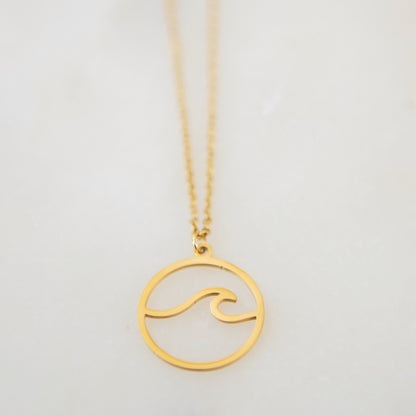 Round Wave Necklace