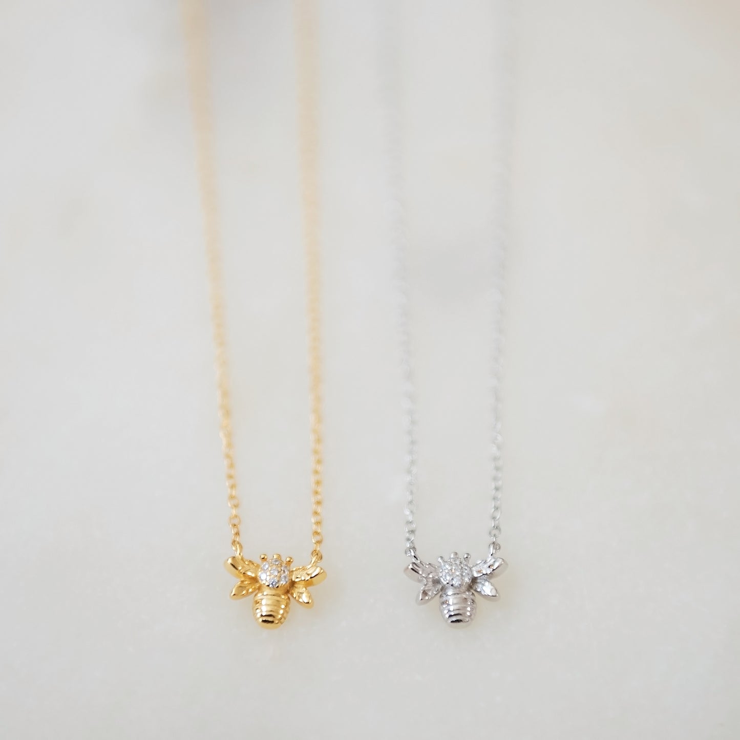 Tiny Bee Necklace