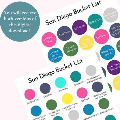 San Diego Bucket List
