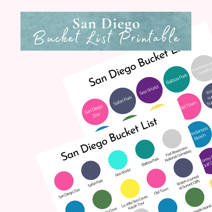 San Diego Bucket List