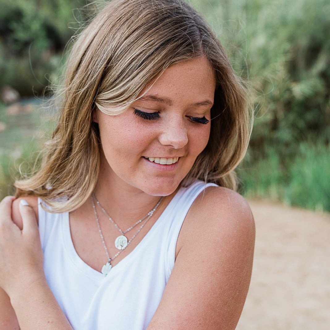 Desert Scene Necklace | Stainless Steel Necklace | 17 Mile